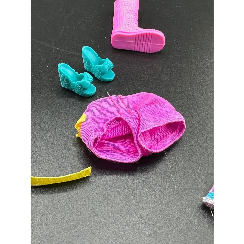Barbie Mattel Slumber Party Sleepover Fashionistas Y2K pajamas robe shoes shorts